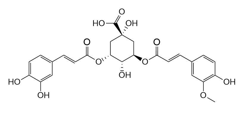 3-O-Feruloyl-5-caffeoylquinic acid