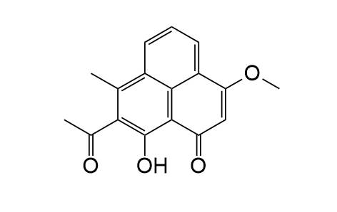 8-Acetyl-9-hydroxy-3-methoxy-7-methyl-1-phenalenon