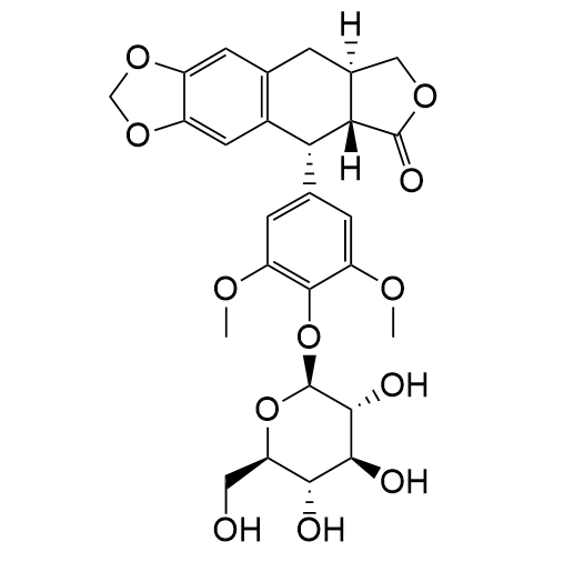 4'-Demethyldeoxypodophyllotoxin beta-D-glucopyranoside