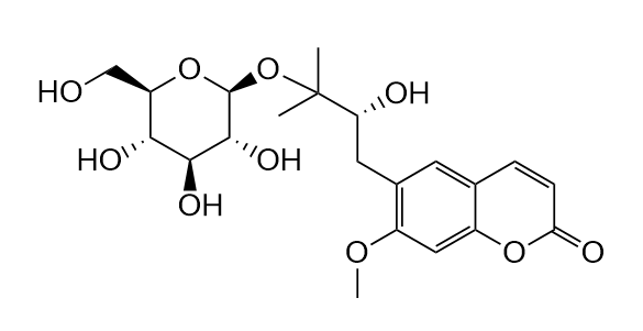 (S)-7-O-Methylpeucedanol 3'-O-beta-D-glucopyranoside
