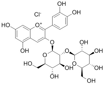 Cyanidin-3-O-sophoroside chloride