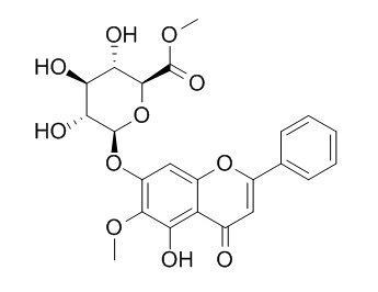 Wogonin 7-O- beta-D-glucuronide methyl ester