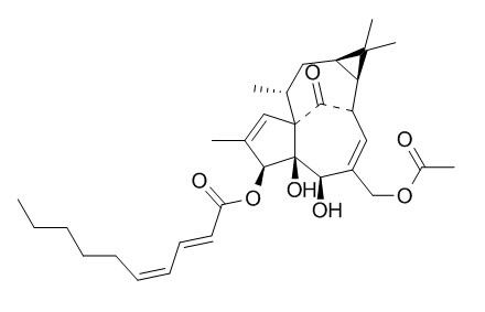 3-O-(2'E ,4'Z -decadienoyl)-20-O-acetylingenol
