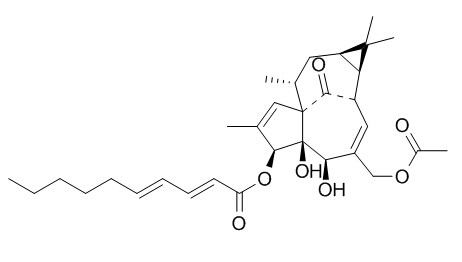 3-O-(2'E ,4'E -decadienoyl)-20-O-acetylingenol