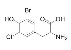2-Amino-3-(3-bromo- 5-chloro-4-hydroxyphenyl)propanoic acid