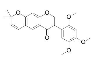 2',4',5'-Trimethoxy-2'',2''- dimethylpyrano[5'',6'':6,7]isoflavone
