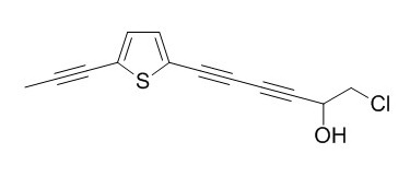 1-Chloro-6-(5-(prop-1-ynyl)thiophen -2-yl)hexa-3,5-diyn-2-ol