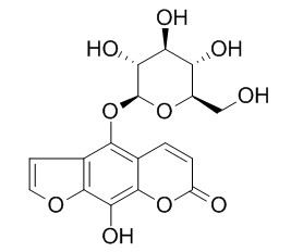 8-Hydroxy-5-O- beta-D-glucopyranosylpsoralen
