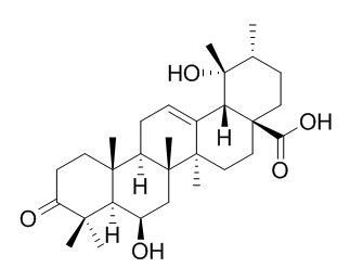 6beta,19-Dihydroxy-3-oxours-12-en-28-oic acid
