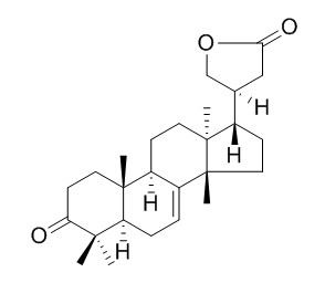 3-Oxo- 24,25,26,27-tetranortirucall-7-en-23,21-olide