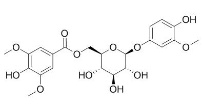 4-Hydroxy-3-methoxyphenyl O-��-D-(6'-O-syringate)glucopyranoside