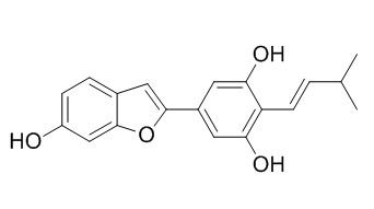 5-(6-Hydroxybenzofuran-2-yl)-2- (3-methylbut-1-enyl)benzene-1,3-diol