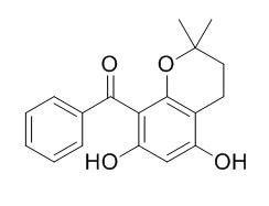 8-Benzoyl-5,7- dihydroxy-2,2-dimethylchromane