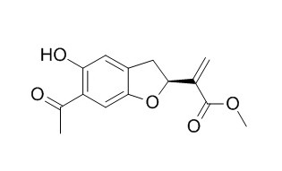 Methyl 2-(6-acetyl-5-hydroxy-2,3- dihydrobenzofuran-2-yl)propenoate