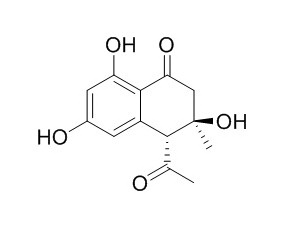 4-(trans)-Acetyl-3,6,8-trihydroxy-3- methyldihydronaphthalenone