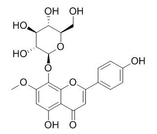 5,8,4'-Trihydroxy- 7-methoxyflavone 8-O-glucoside