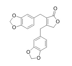 2,3-Di(3',4'-methylenedioxybenzyl) -2-buten-4-olide
