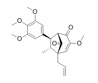 5-Allyl-3-methoxy-6-methyl-7-(3,4,5-tri methoxyphenyl)bicyclo[3.2.1]oct-3-ene-2,8-dione