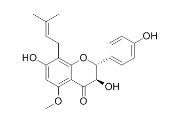 3,7,4'-Trihydroxy- 5-methoxy-8-prenylflavanone