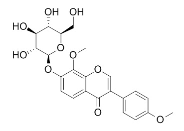 8-O-Methylretusin- 7-O-beta-D-glucopyranoside
