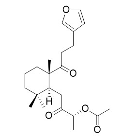 8-Acetoxy-15,16-epoxy- 8,9-secolabda-13(16),14-diene-7,9-dione