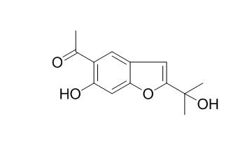 5-Acetyl-6-hydroxy-2- (1-hydroxy-1-methylethyl)benzofuran