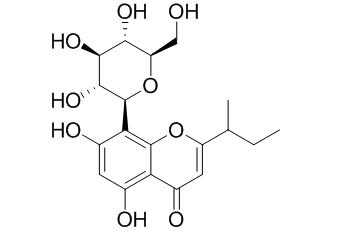 8-Glucosyl-5,7-dihydroxy- 2-(1-methylpropyl)chromone