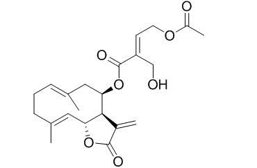 8 beta-(4-Acetoxy- 5-hydroxytigloyloxy)costunolide