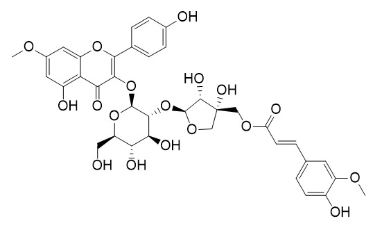 3-O-[5'''-O-feruloyl-beta-D-apiofuranosyl(1'''��2'')-beta-D-glucopyranosyl] rhamnocitrin