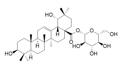 Siaresinolic acid 28-O-beta-D- glucopyranosyl ester