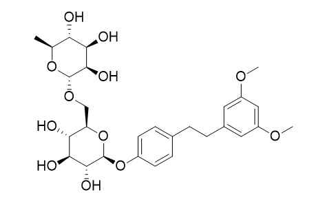 1-(3��,5��-dimethoxy)phenyl-2-[4��-O-��-D-glucopyranosyl (6��1)-O-��-L-rhamnopyranosyl]phenylethane