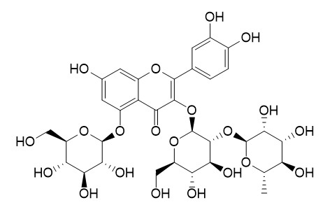Quercetin-3-O-[alpha-L-rhamnose-(1��2)-beta-D-glucopyranosyl]-5-O-beta-D-glucopyranoside