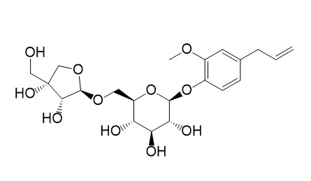 Eugenyl O-beta-apiofuranosyl-(1''��6��)-O-beta-glucopyranoside
