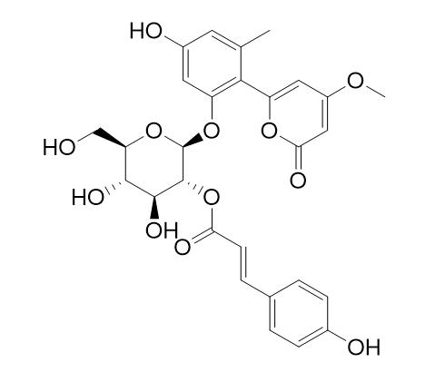 Aloenin-2''-p-coumaroyl ester