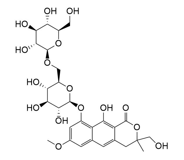 Cassialactone 9-O-beta-D-glucopyranosyl-(1��6)-beta-D-glucopyranoside